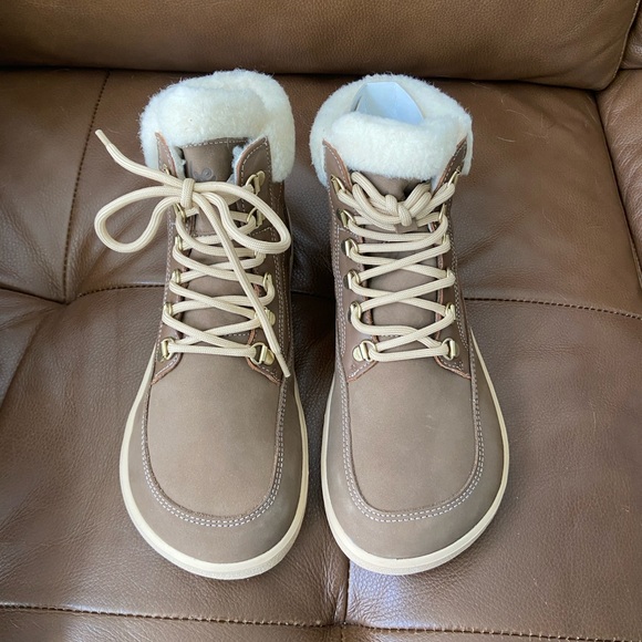 Be lenka Olivia nutty brown wool lined lace up boots - Picture 2 of 9